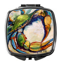 #21 Crab Compact Mirror Decorative Travel Makeup Mirror for Women Girls Gifts Pocket Makeup Mirror Folding Handheld