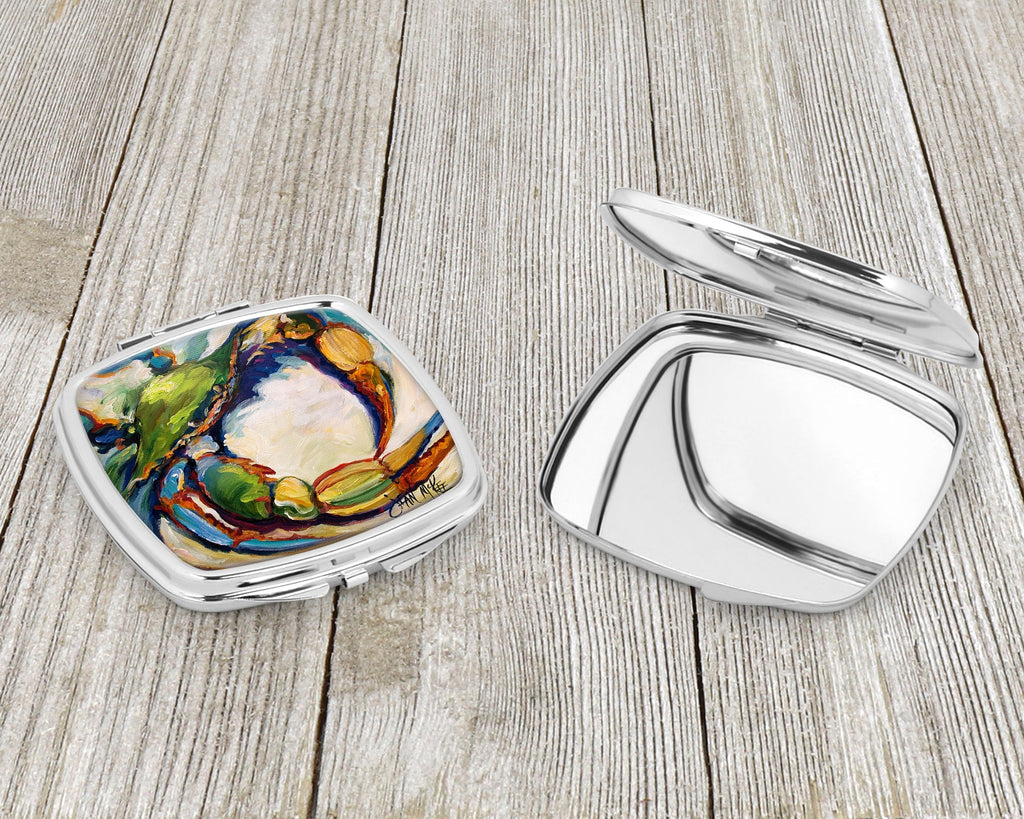 #21 Crab Compact Mirror Decorative Travel Makeup Mirror for Women Girls Gifts Pocket Makeup Mirror Folding Handheld