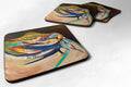 Crab to Claw UP Crab Foam Coasters Set of 4 Cup Coasters for Indoor Outdoor, Tabletop Protection, Anti Slip, Mouse pad Material