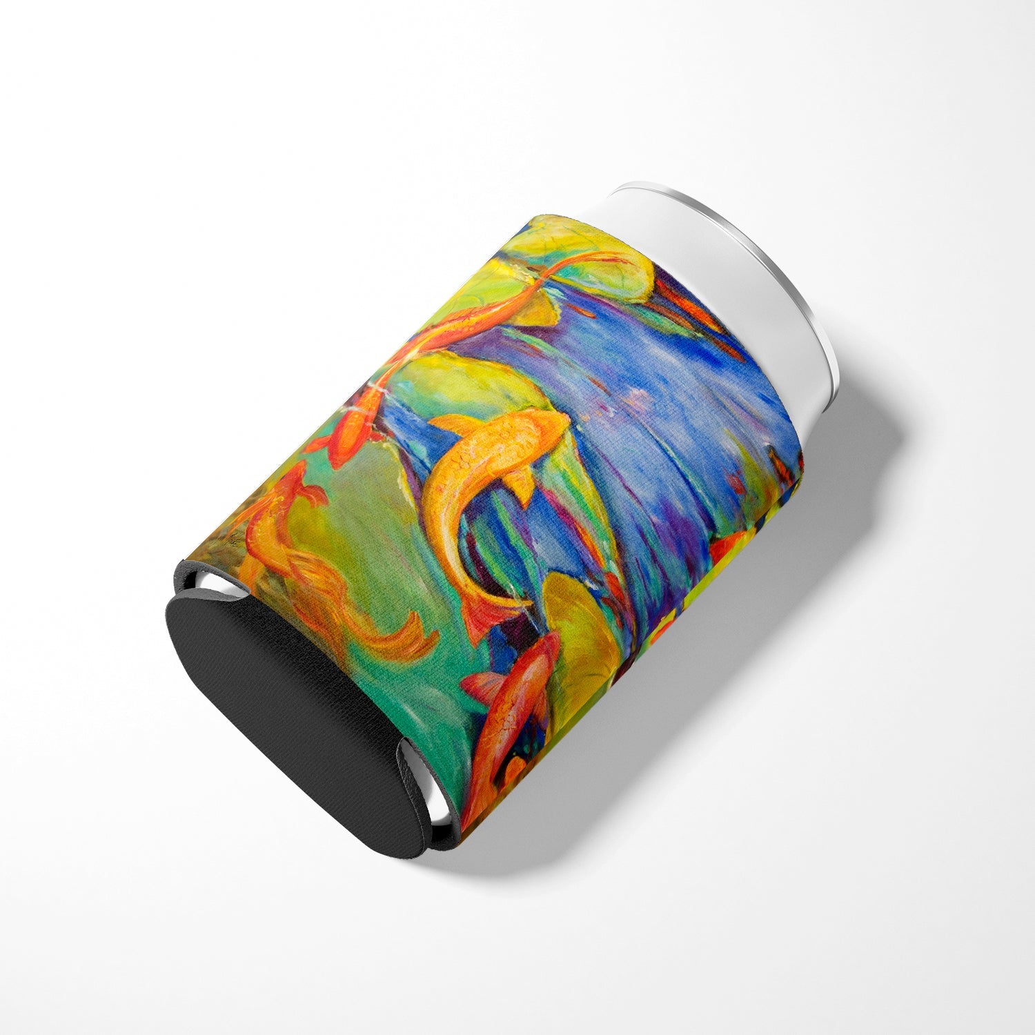 Koi Can or Bottle Hugger Cooler Sleeve for Standard 12 oz Cans, Insulated Foam Beer & Soda Can Hugger Reusable