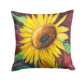 Sunflowers Decorative Throw Pillow 14x14 Indoor Outdoor Accent Cushion, Fabric Cover with Insert for Sofa, Bed, Porch & Living Room