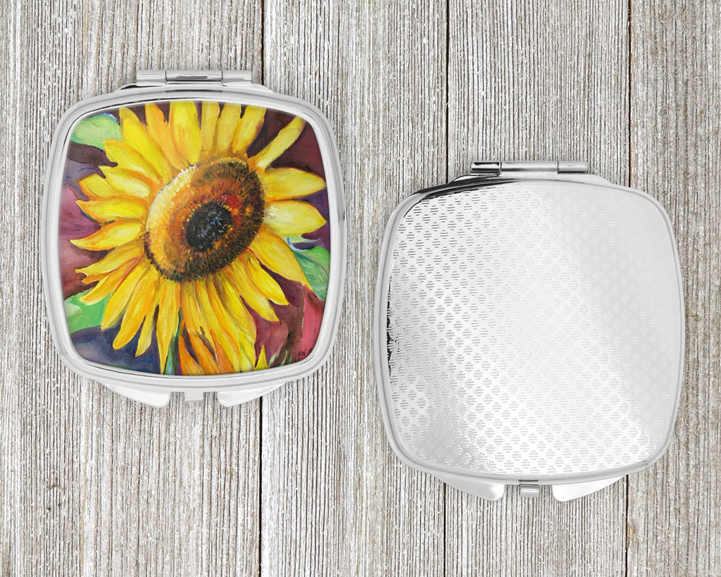 Sunflowers Compact Mirror Decorative Travel Makeup Mirror for Women Girls Gifts Pocket Makeup Mirror Folding Handheld