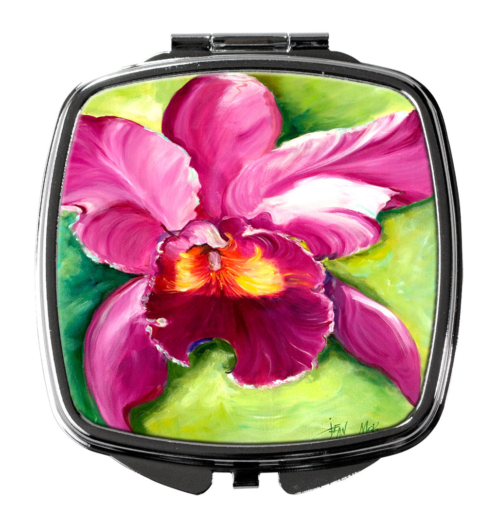 Orchid Compact Mirror Decorative Travel Makeup Mirror for Women Girls Gifts Pocket Makeup Mirror Folding Handheld