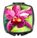 Orchid Compact Mirror Decorative Travel Makeup Mirror for Women Girls Gifts Pocket Makeup Mirror Folding Handheld