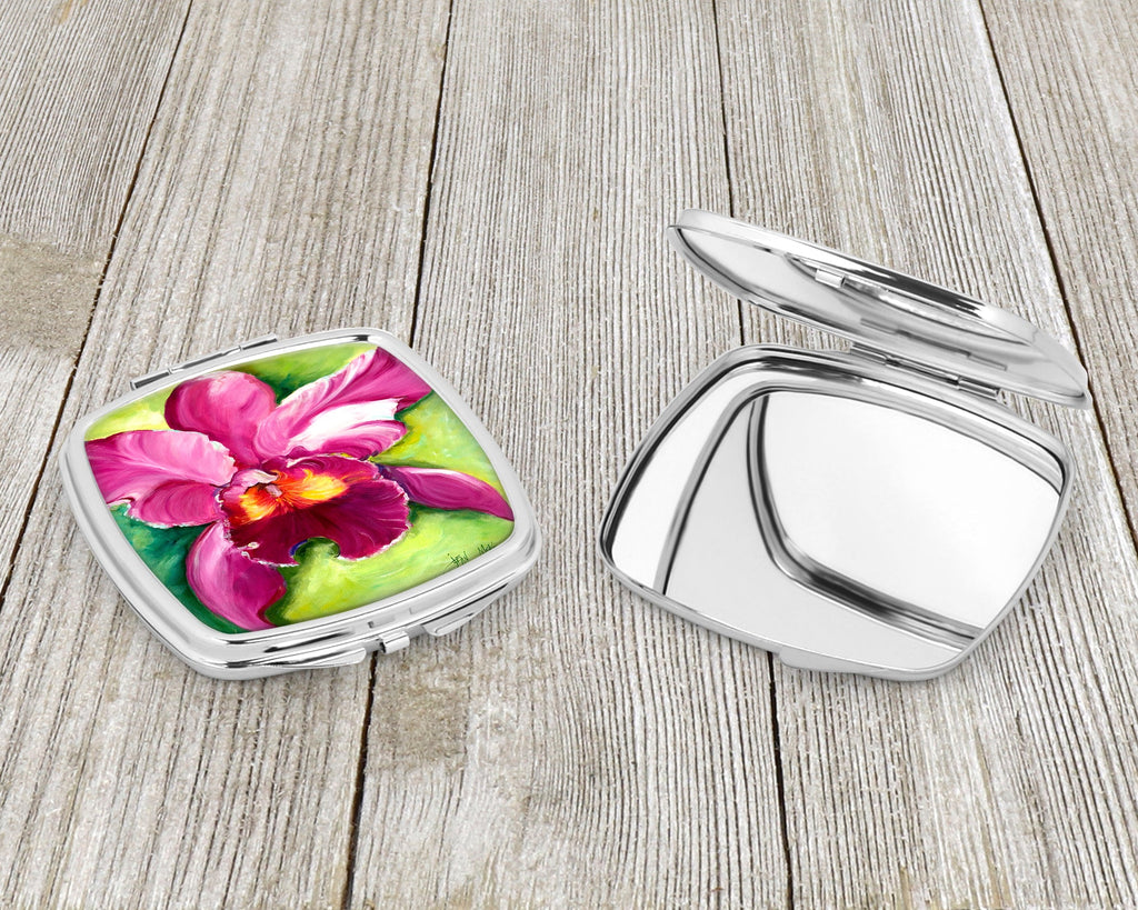 Orchid Compact Mirror Decorative Travel Makeup Mirror for Women Girls Gifts Pocket Makeup Mirror Folding Handheld
