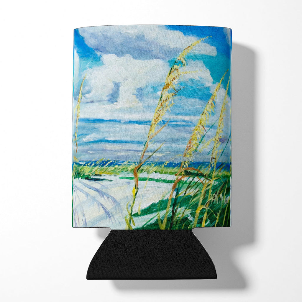 Sea Oats Can or Bottle Hugger Cooler Sleeve for Standard 12 oz Cans, Insulated Foam Beer & Soda Can Hugger Reusable