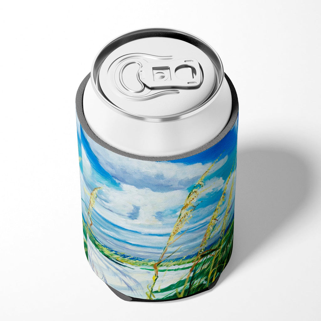 Sea Oats Can or Bottle Hugger Cooler Sleeve for Standard 12 oz Cans, Insulated Foam Beer & Soda Can Hugger Reusable