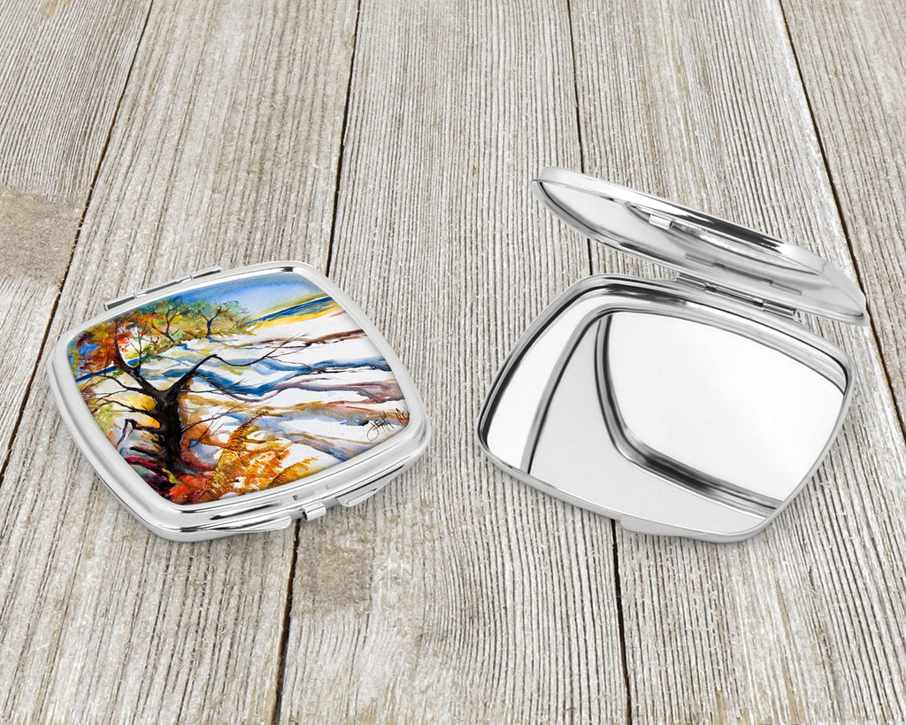 Sand Dune Compact Mirror Decorative Travel Makeup Mirror for Women Girls Gifts Pocket Makeup Mirror Folding Handheld