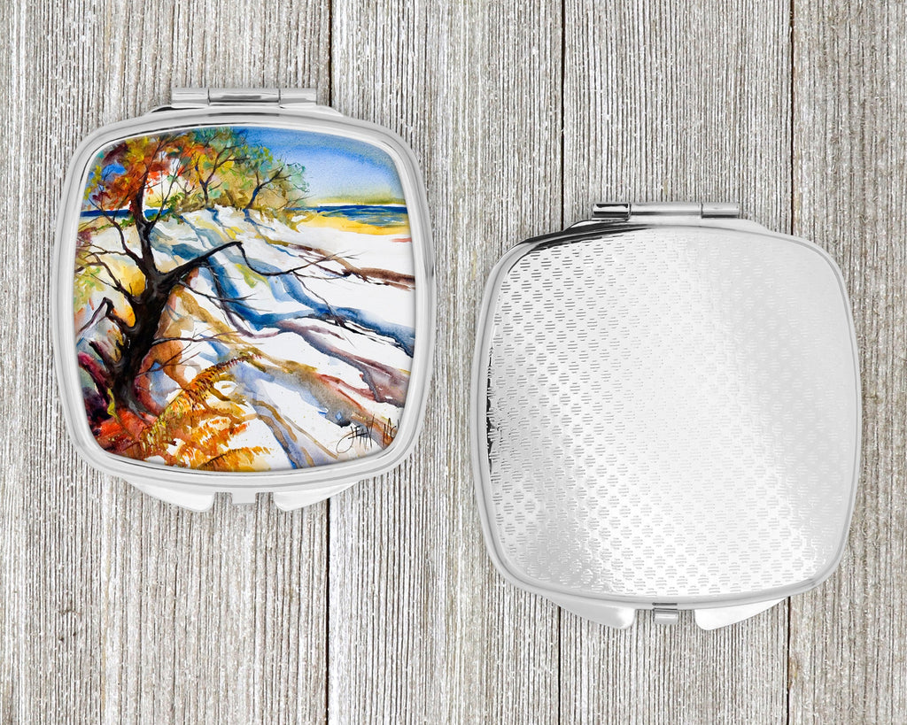 Sand Dune Compact Mirror Decorative Travel Makeup Mirror for Women Girls Gifts Pocket Makeup Mirror Folding Handheld