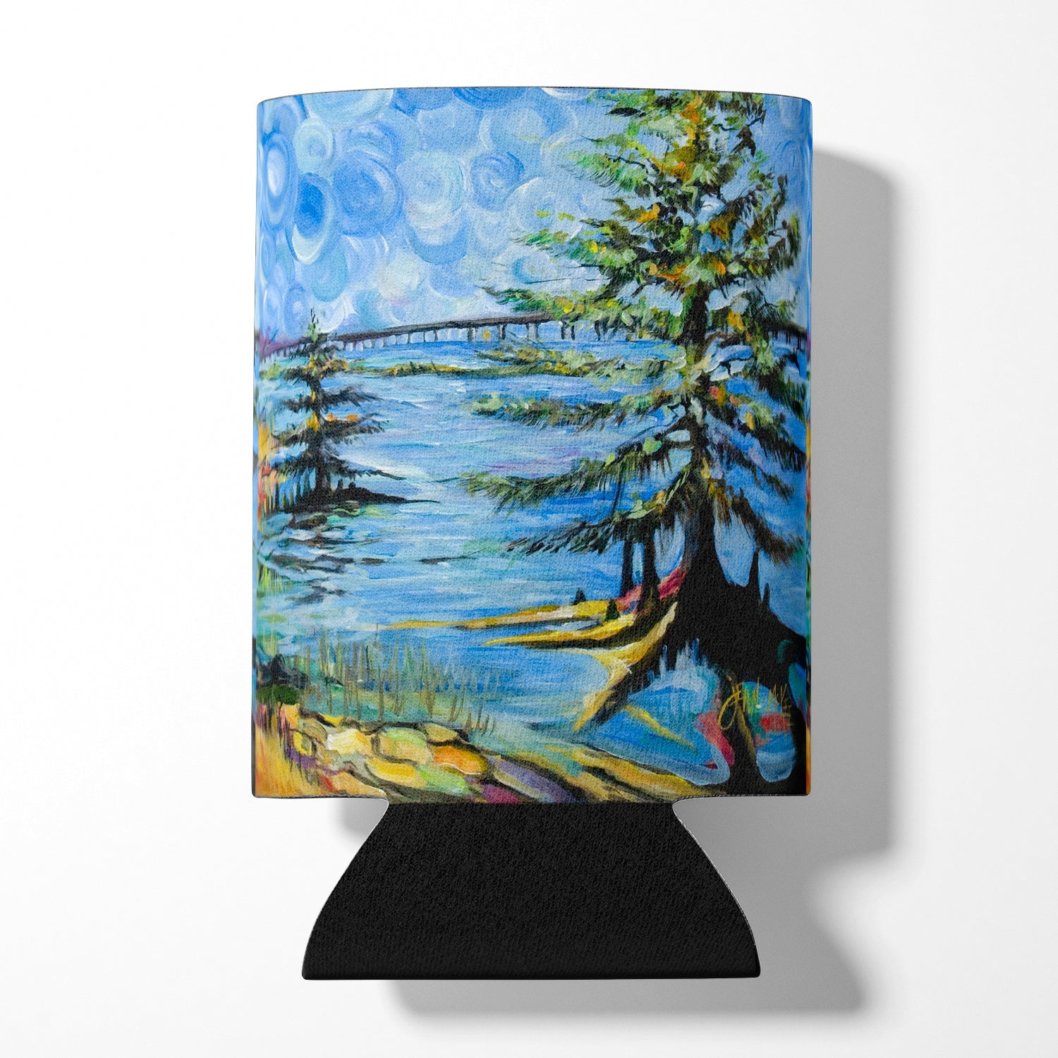 Life on the Causeway Can or Bottle Hugger Cooler Sleeve for Standard 12 oz Cans, Insulated Foam Beer & Soda Can Hugger Reusable