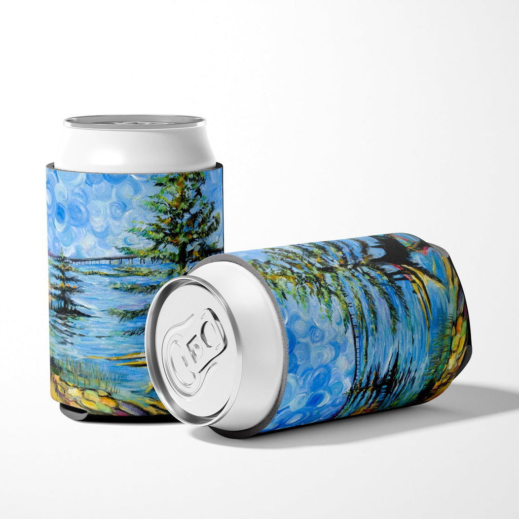 Life on the Causeway Can or Bottle Hugger Cooler Sleeve for Standard 12 oz Cans, Insulated Foam Beer & Soda Can Hugger Reusable
