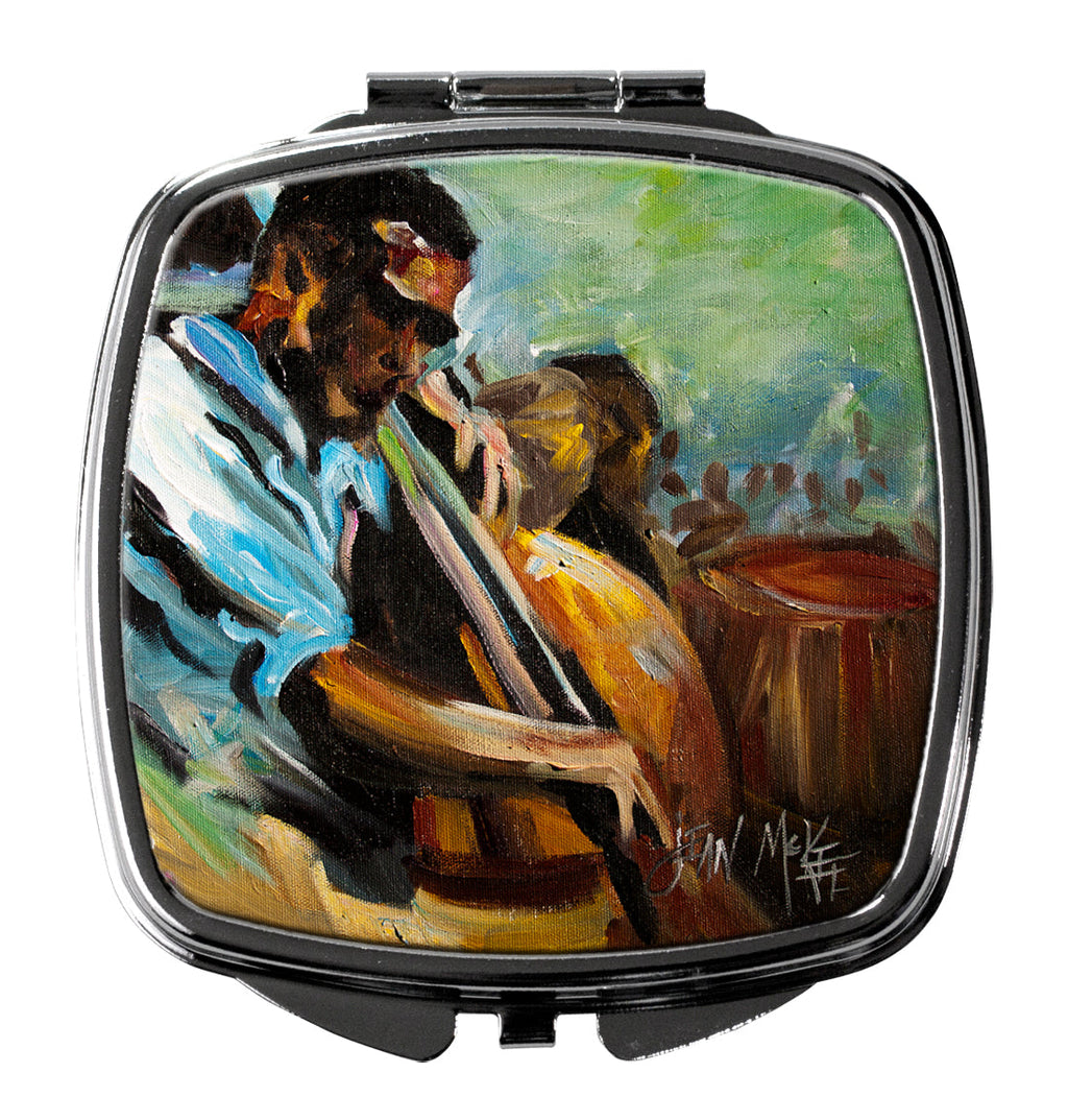 Jazz Bass Compact Mirror Decorative Travel Makeup Mirror for Women Girls Gifts Pocket Makeup Mirror Folding Handheld