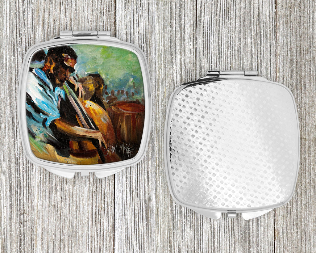 Jazz Bass Compact Mirror Decorative Travel Makeup Mirror for Women Girls Gifts Pocket Makeup Mirror Folding Handheld