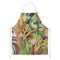 Parrots Blue and Gold Macaws Apron Cooking Kitchen Server Baking Crafts Gardening for Adult Women Men, Unisex, Large, Multicolor