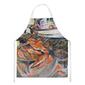 Crab Trap Crab Apron Cooking Kitchen Server Baking Crafts Gardening for Adult Women Men, Unisex, Large, Multicolor