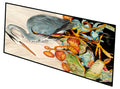 Blue Heron and Crabs Indoor / Outdoor Runner Mat 58x28 Front Door Mat Indoor Outdoor Rugs for Entryway Hallway Foyer Non Slip Washable Wide Doormat