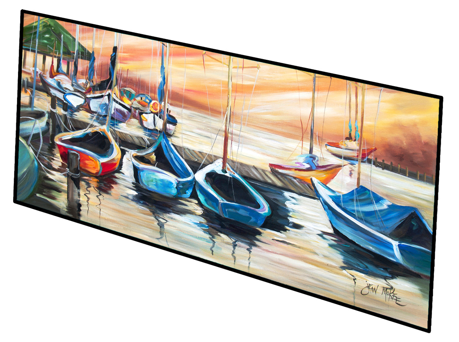 Sailboats Boatview Warm Runner Mat 28x58 Front Door Mat Indoor Outdoor Rugs for Entryway Hallway Foyer Non Slip Washable Wide Doormat