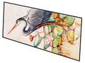Blue Heron Long Indoor / Outdoor Runner Mat 58x28 Front Door Mat Indoor Outdoor Rugs for Entryway Hallway Foyer Non Slip Washable Wide Doormat