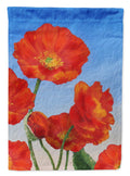 Poppies by Sinead Jones House Flag 28x40 Porch Sleeve Pole Decorative Outside Yard Banner Artwork Wall Hanging, Polyester