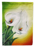 Lilies by Sinead Jones House Flag 28x40 Porch Sleeve Pole Decorative Outside Yard Banner Artwork Wall Hanging, Polyester