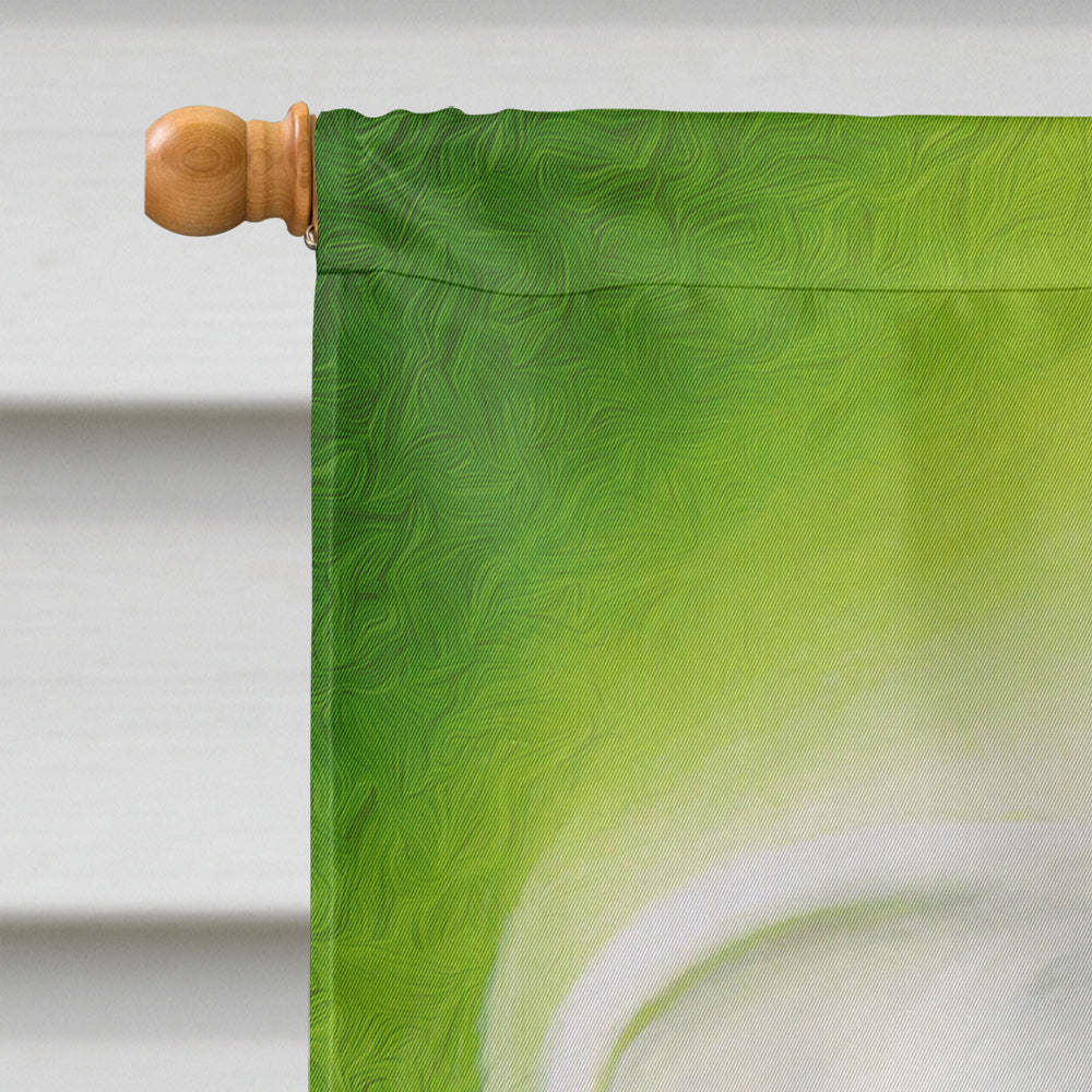 Lilies by Sinead Jones House Flag 28x40 Porch Sleeve Pole Decorative Outside Yard Banner Artwork Wall Hanging, Polyester