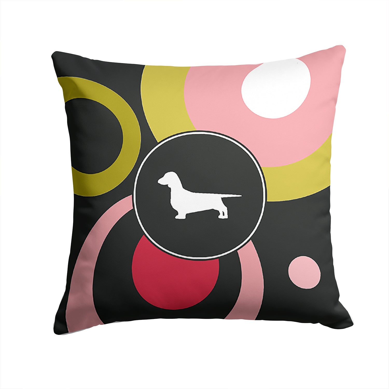 Decorative Throw Pillow 14x14 Indoor Outdoor Accent Cushion, Fabric Cover with Insert for Sofa, Bed, Porch & Living Room