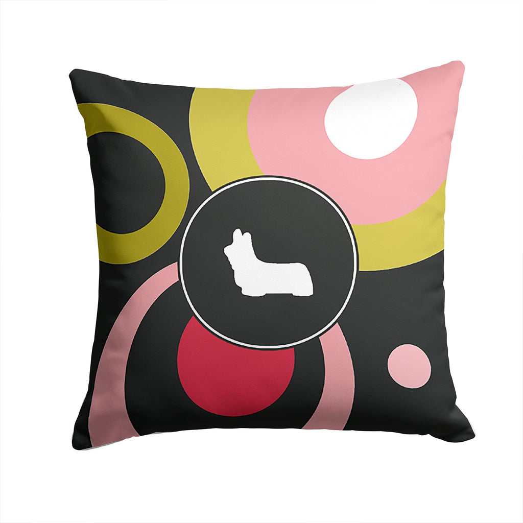 Decorative Throw Pillow 14x14 Indoor Outdoor Accent Cushion, Fabric Cover with Insert for Sofa, Bed, Porch & Living Room