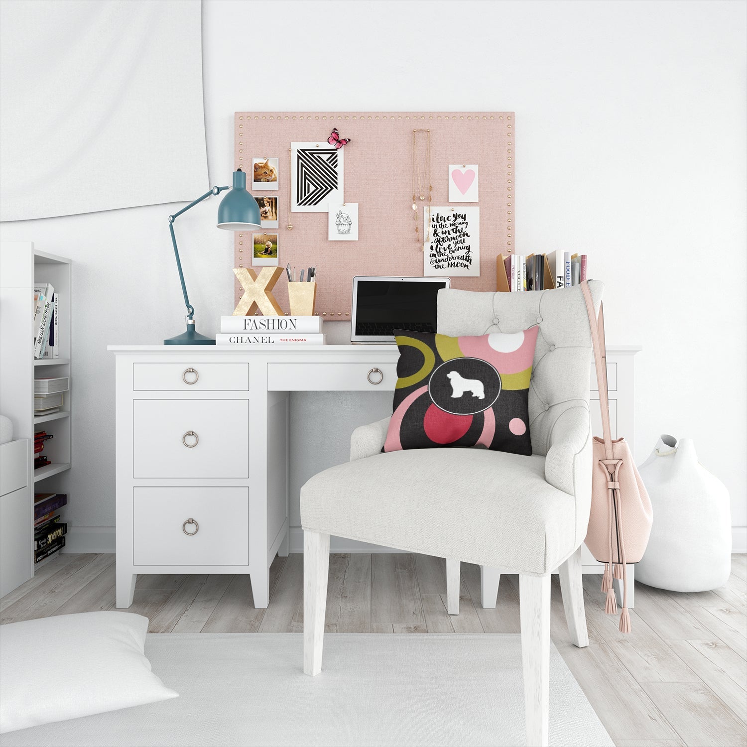 Decorative Throw Pillow 14x14 Indoor Outdoor Accent Cushion, Fabric Cover with Insert for Sofa, Bed, Porch & Living Room