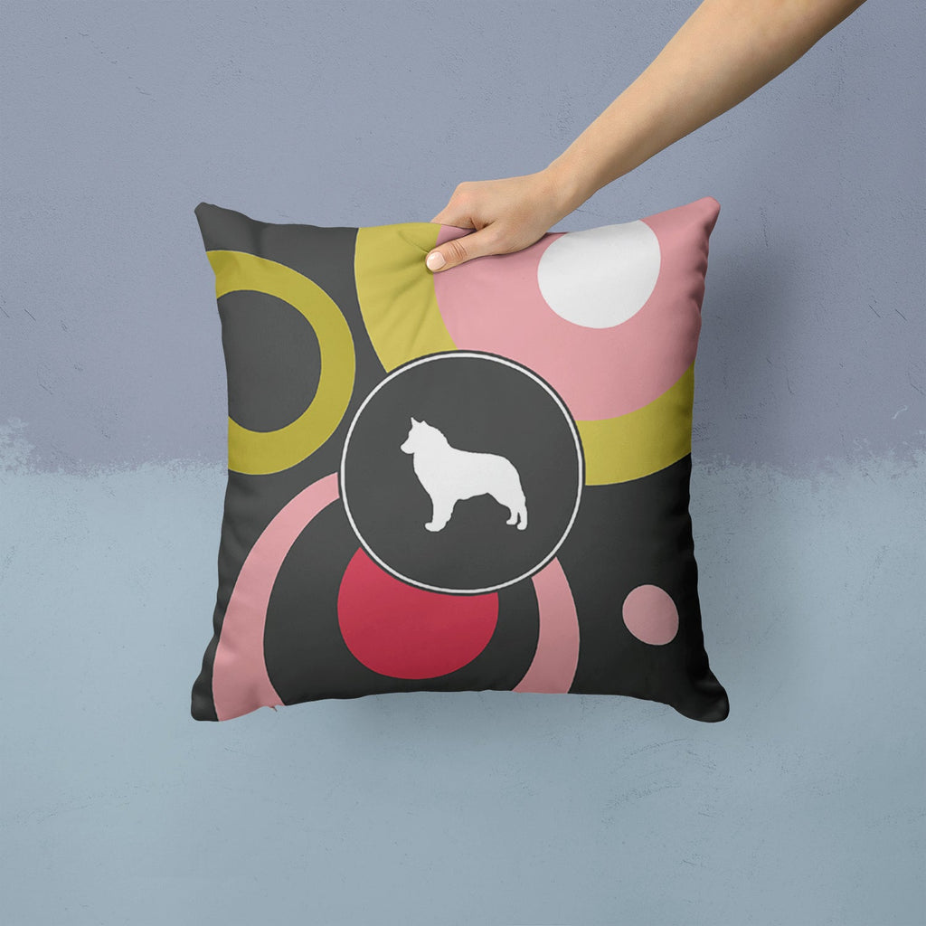 Decorative Throw Pillow 14x14 Indoor Outdoor Accent Cushion, Fabric Cover with Insert for Sofa, Bed, Porch & Living Room