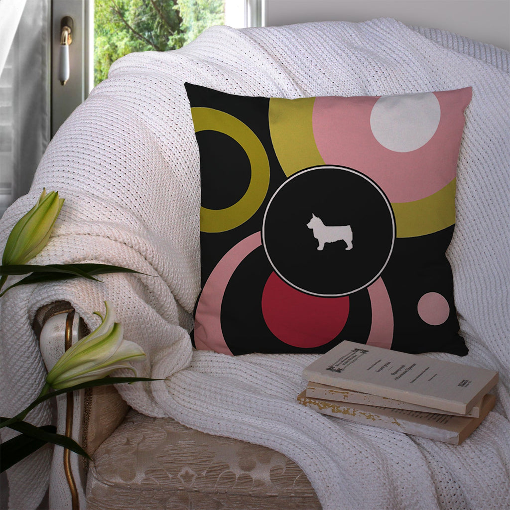 Decorative Throw Pillow 14x14 Indoor Outdoor Accent Cushion, Fabric Cover with Insert for Sofa, Bed, Porch & Living Room