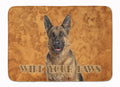 German Shepherd Wipe your Paws Memory Foam Kitchen Mat Machine Washable Anti-Fatigue Cushion Comfort Bath or Kitchen Rug
