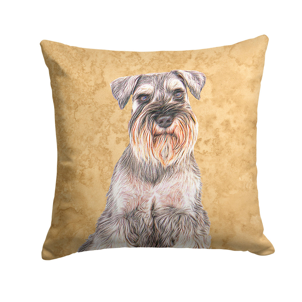 German Shepherd Decorative Throw Pillow 14x14 Indoor Outdoor Accent Cushion, Fabric Cover with Insert for Sofa, Bed, Porch & Living Room