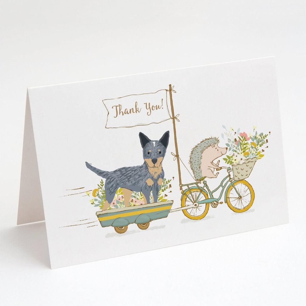 Australian Cattle Dog Greeting Cards Pack of 8 Blank Cards with Envelopes Whimsical A7 Size 5x7