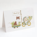 Border Collie Brown and White Greeting Cards Pack of 8 Blank Cards with Envelopes Whimsical A7 Size 5x7