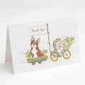 Boston Terrier Red and White Greeting Cards Pack of 8 Blank Cards with Envelopes Whimsical A7 Size 5x7