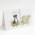 Boxer Black Natural Ears Greeting Cards Pack of 8 Blank Cards with Envelopes Whimsical A7 Size 5x7