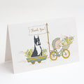 Boxer Black Cropped Ears Greeting Cards Pack of 8 Blank Cards with Envelopes Whimsical A7 Size 5x7