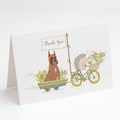 Boxer Fawn Cropped Ears Greeting Cards Pack of 8 Blank Cards with Envelopes Whimsical A7 Size 5x7