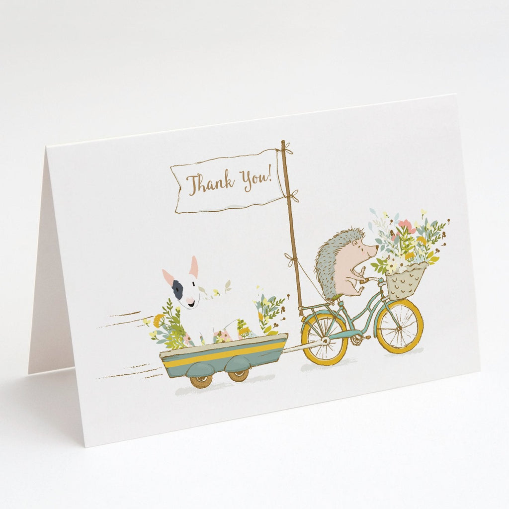 Bull Terrier White Patch Greeting Cards Pack of 8 Blank Cards with Envelopes Whimsical A7 Size 5x7