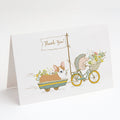 Corgi Pembroke Greeting Cards Pack of 8 Blank Cards with Envelopes Whimsical A7 Size 5x7