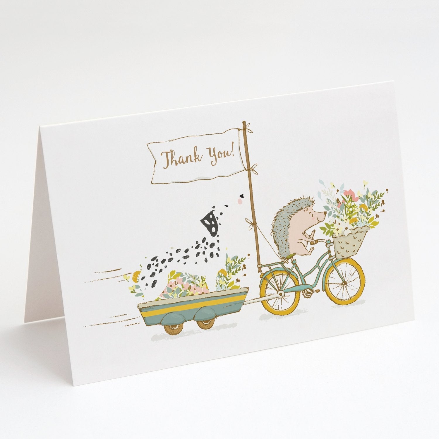 Dalmatian Greeting Cards Pack of 8 Blank Cards with Envelopes Whimsical A7 Size 5x7