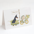 Doberman Pinscher Greeting Cards Pack of 8 Blank Cards with Envelopes Whimsical A7 Size 5x7