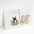 French Bulldog Black Greeting Cards Pack of 8 Blank Cards with Envelopes Whimsical A7 Size 5x7