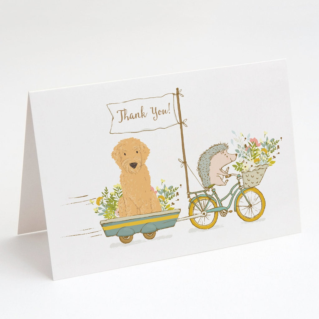 Goldendoodle Greeting Cards Pack of 8 Blank Cards with Envelopes Whimsical A7 Size 5x7