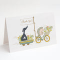 Greyhound Black and White Greeting Cards Pack of 8 Blank Cards with Envelopes Whimsical A7 Size 5x7