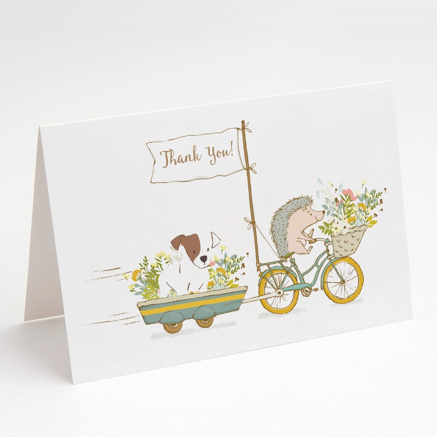 Jack Russell Terrier Greeting Cards Pack of 8 Blank Cards with Envelopes Whimsical A7 Size 5x7