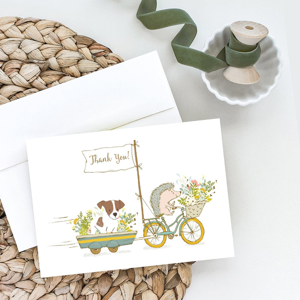 Jack Russell Terrier Full Mask Greeting Cards Pack of 8 Blank Cards with Envelopes Whimsical A7 Size 5x7
