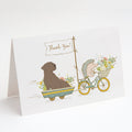 Labrador Retriever Chocolate Greeting Cards Pack of 8 Blank Cards with Envelopes Whimsical A7 Size 5x7