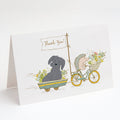 Maltese Black Greeting Cards Pack of 8 Blank Cards with Envelopes Whimsical A7 Size 5x7