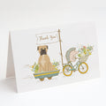Mastiff Greeting Cards Pack of 8 Blank Cards with Envelopes Whimsical A7 Size 5x7